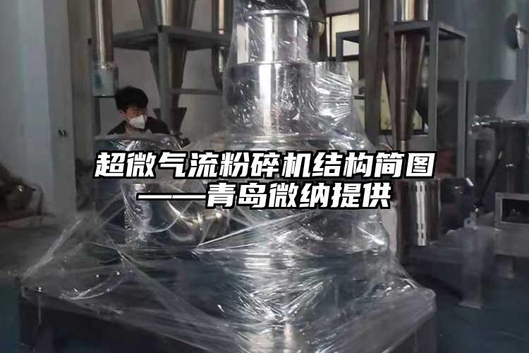 超微氣流粉碎機結構簡圖——青島微納提供